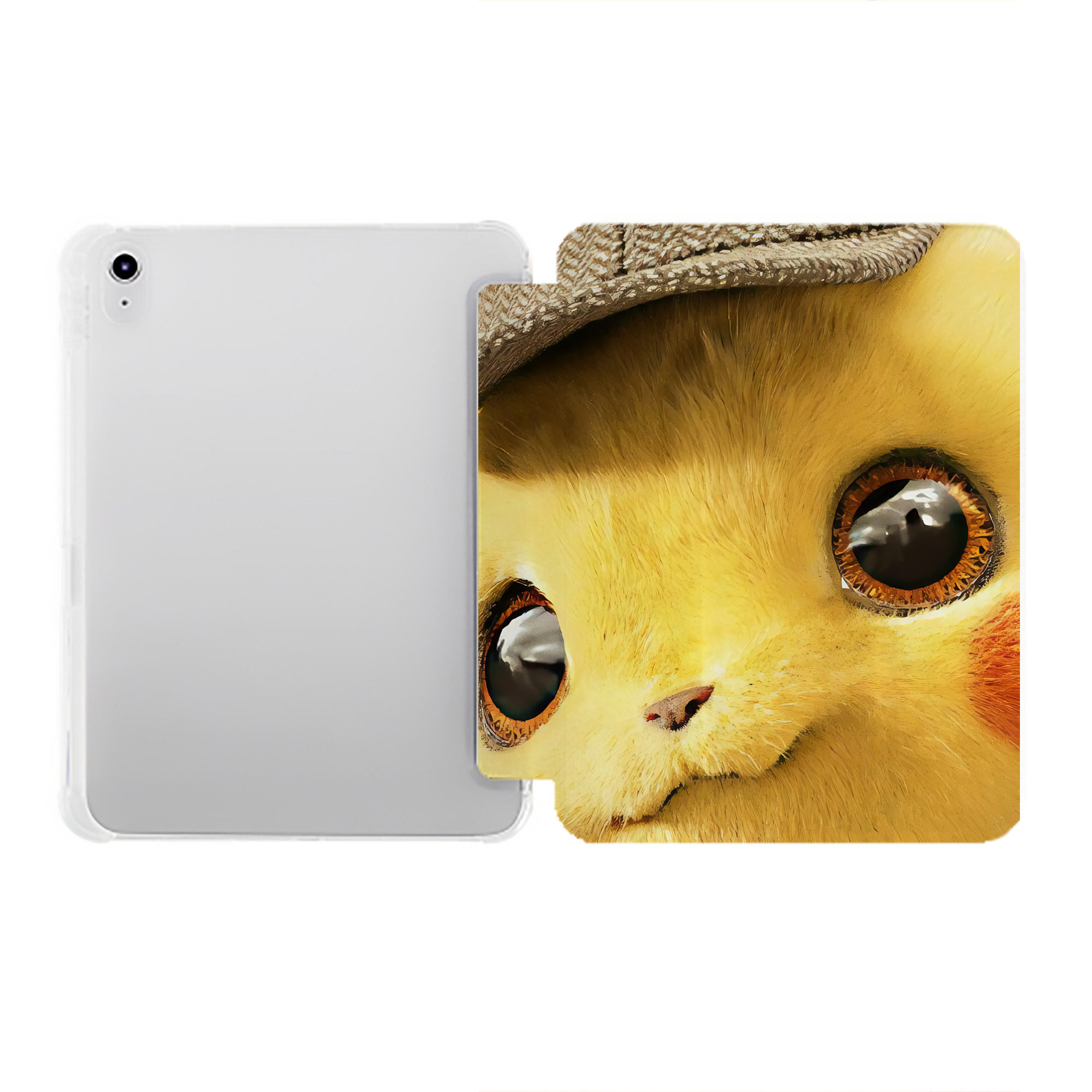 （画像用） ポケットモンスター Pokémon IPad ケース ペン収納付き 三つ折りスタンド PUレザー×シリコン 対応機種9.5/10.5/10.9インチ